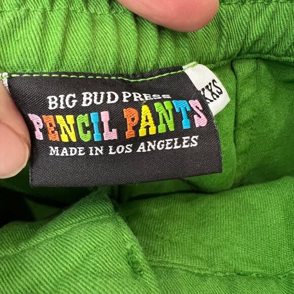 Big Bud Press Pencil pants, green, size XXS N54 - Picture 11 of 11